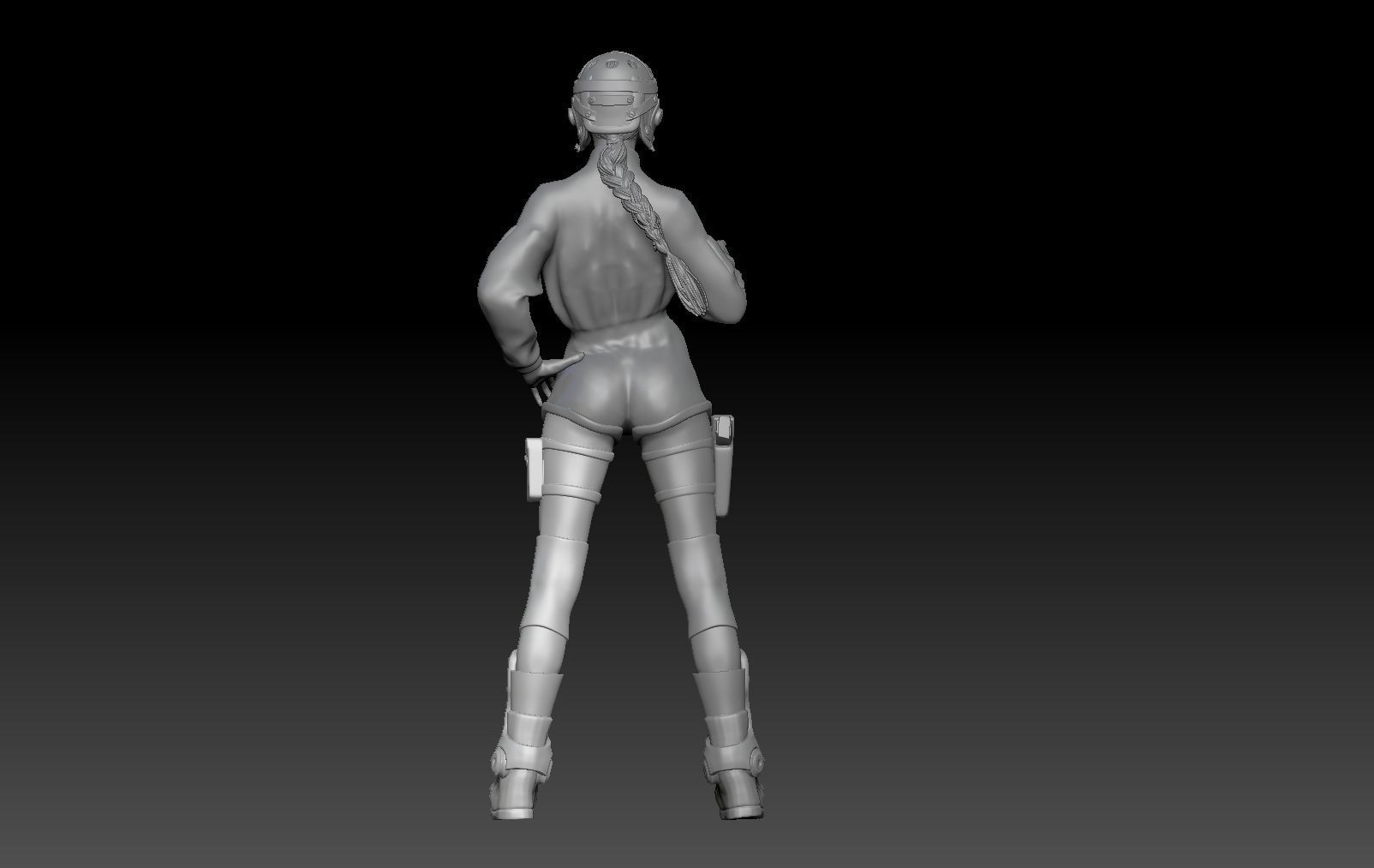 APOCALIPSIS GARAJE TANK GIRL 3D print model_4