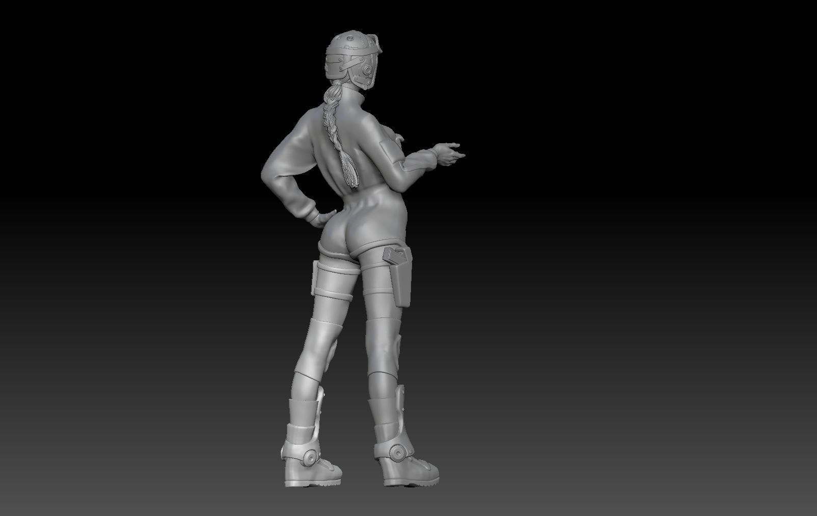 APOCALIPSIS GARAJE TANK GIRL 3D print model_5