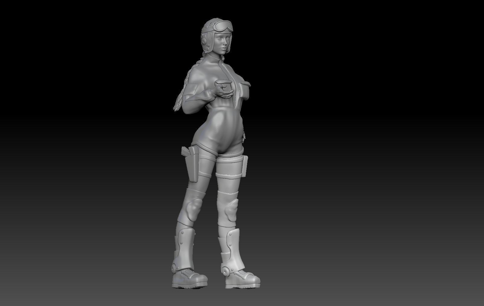 APOCALIPSIS GARAJE TANK GIRL 3D print model_7