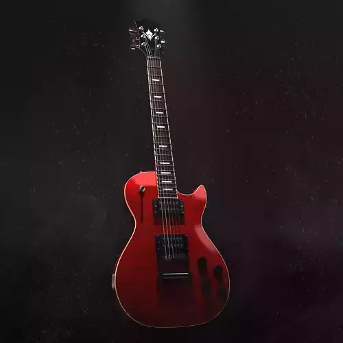 ELECTRIC GUITAR - LES PAUL 3D model