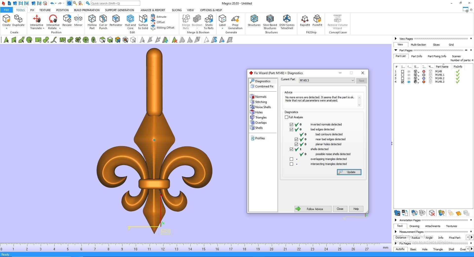 Ring M149 Mens luxury ring with enamel and gems 3D print model_23