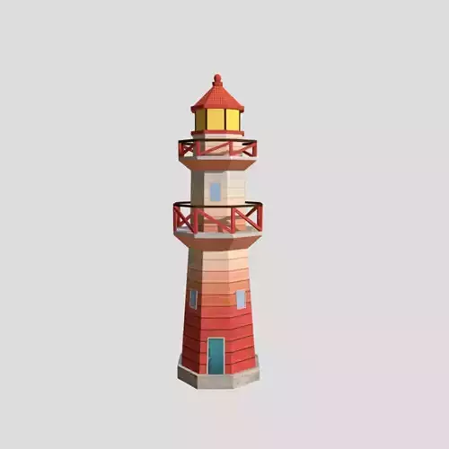 Lighthouse - Low-poly PBR Model