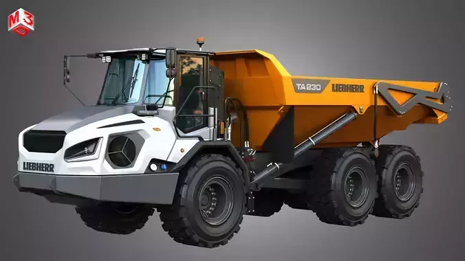 TA230 Litronic Articulated Dump Truck 3D model