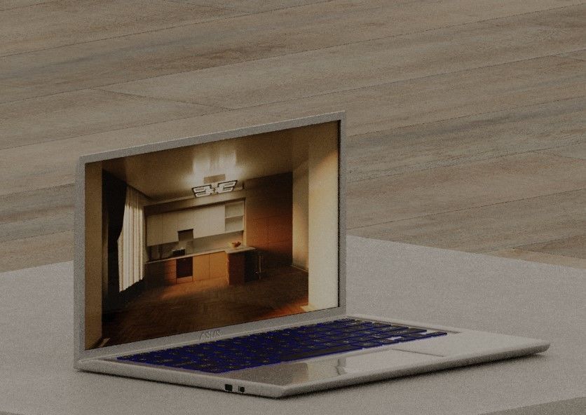 laptop Free 3D model_1