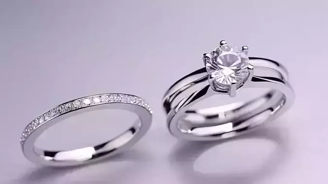 Cute Enhancer ring with gem