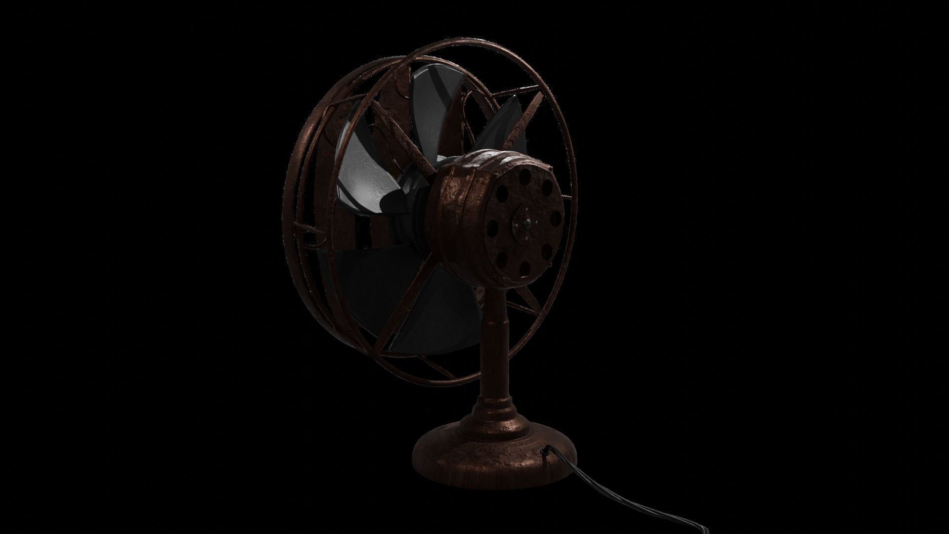 Industrial Fan 3D model_1