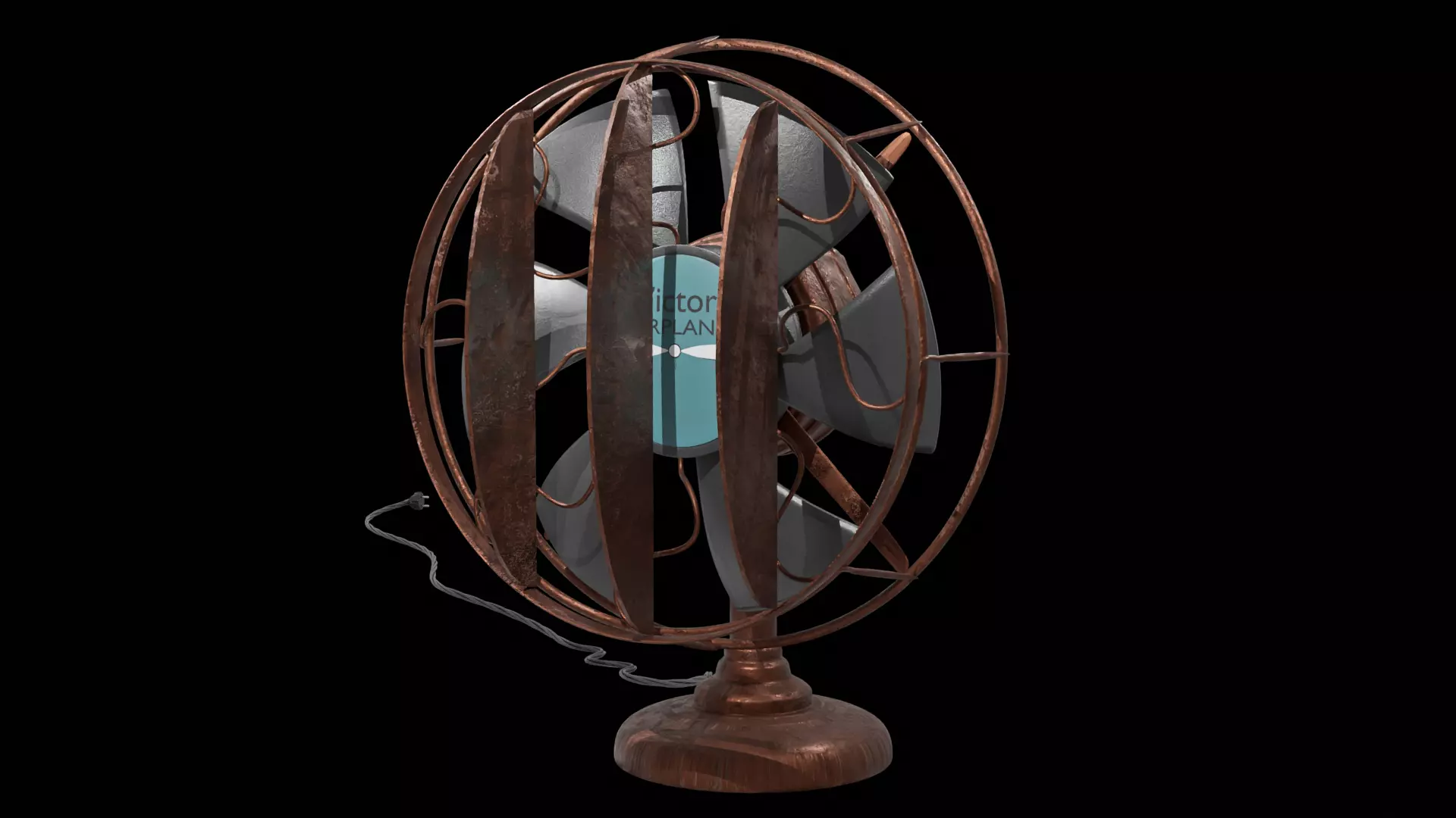 Industrial Fan 3D model_0