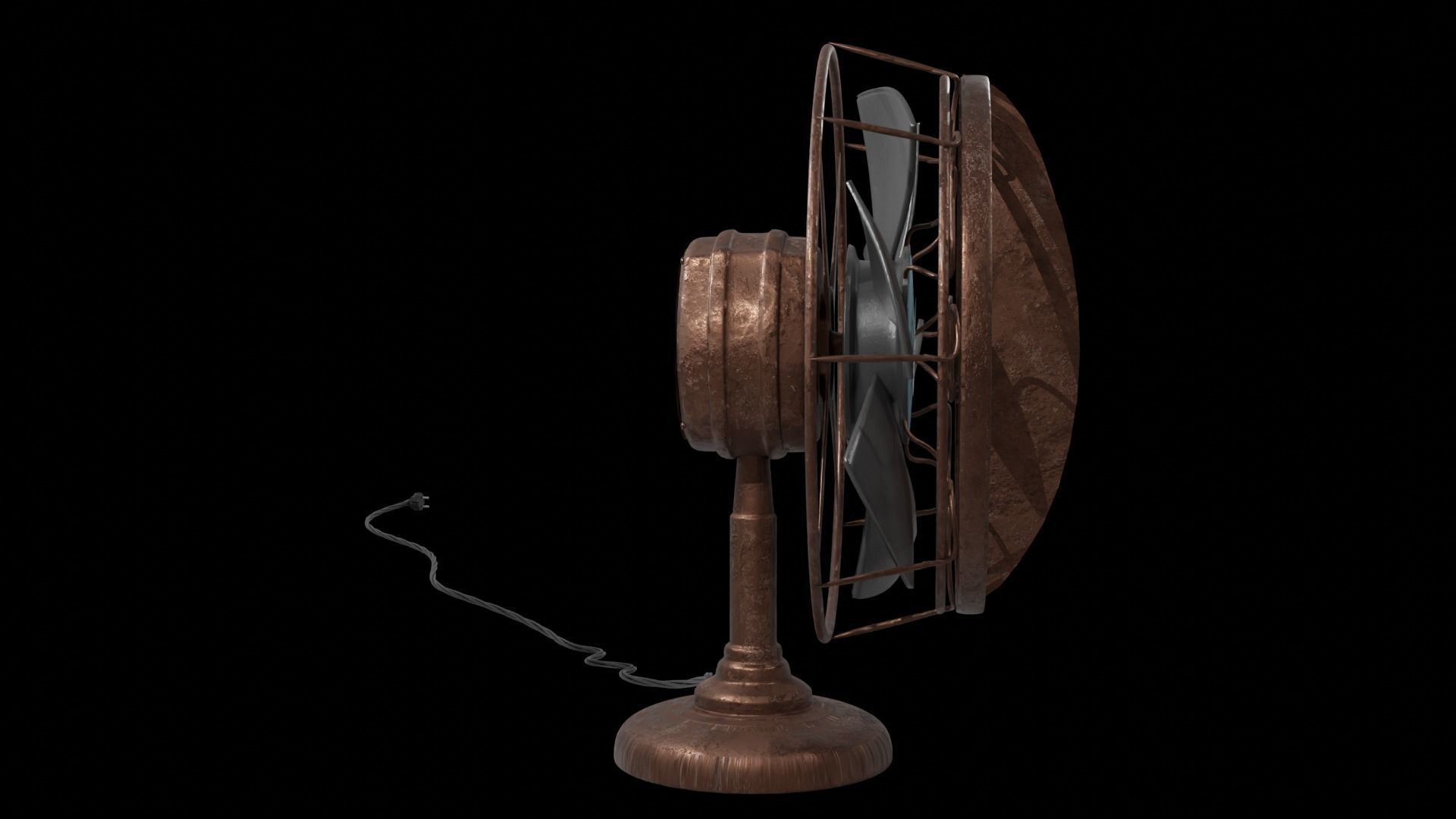 Industrial Fan 3D model_2