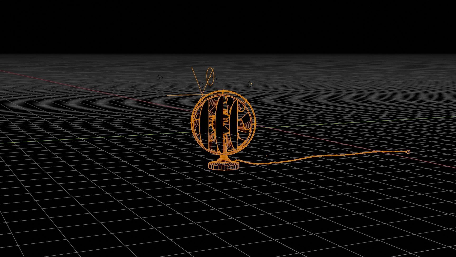 Industrial Fan 3D model_9