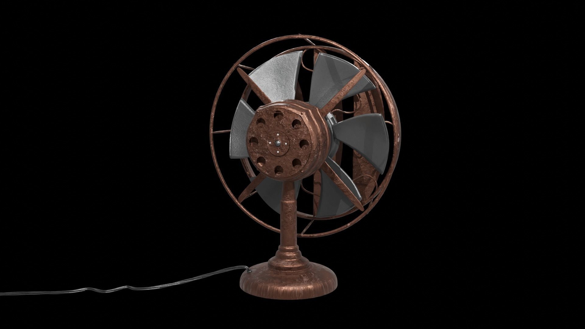 Industrial Fan 3D model_4