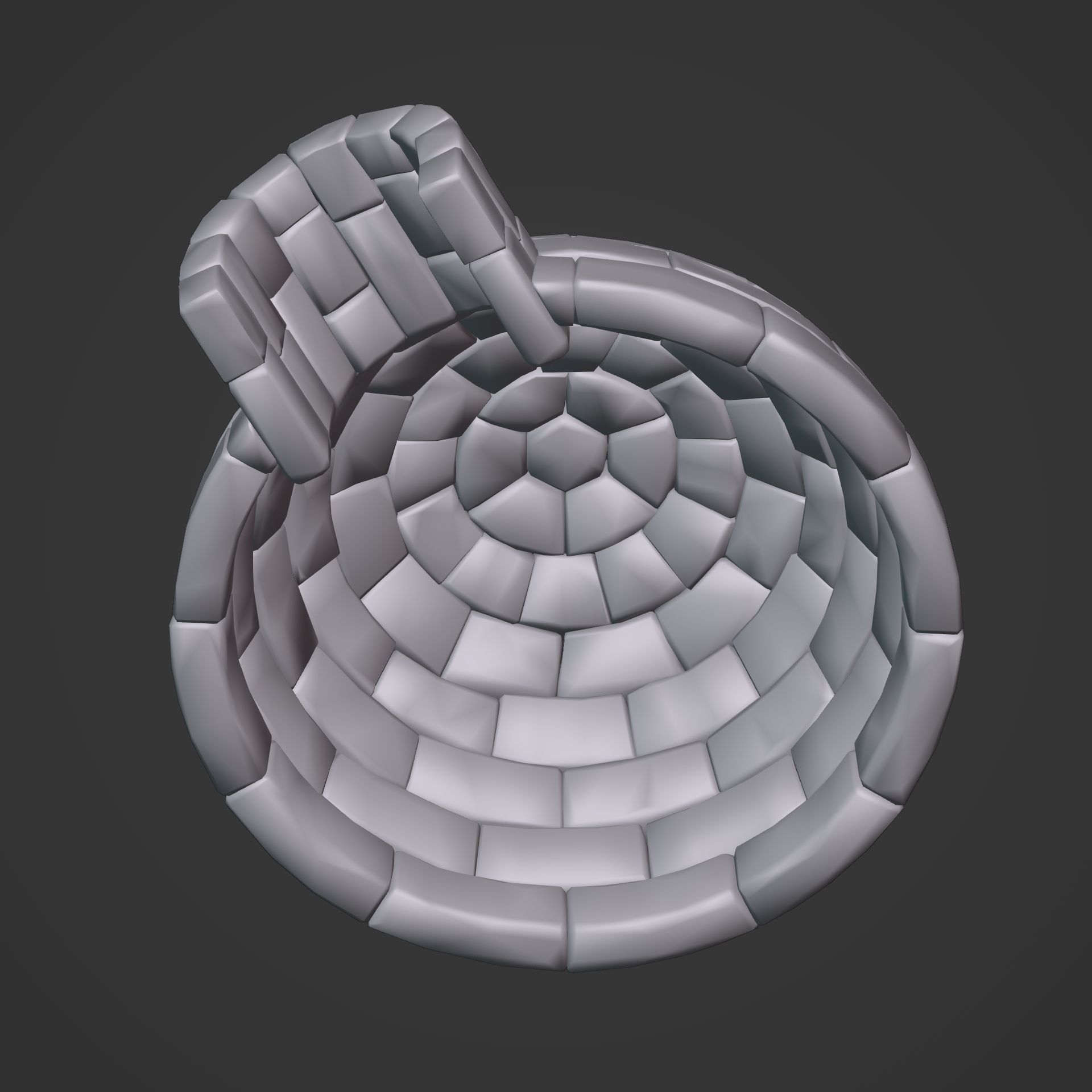 LowPoly Igloo Low-poly 3D model_14