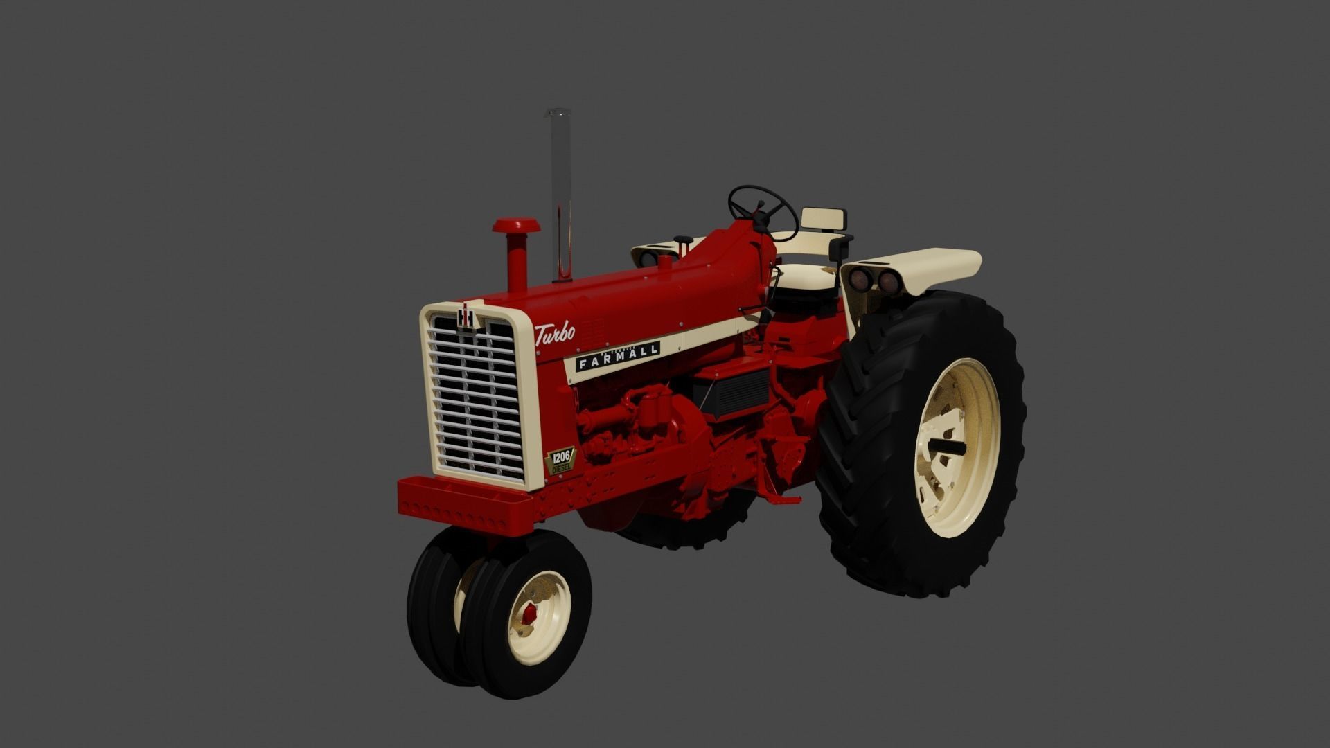 Farmall 1206 3D model_2