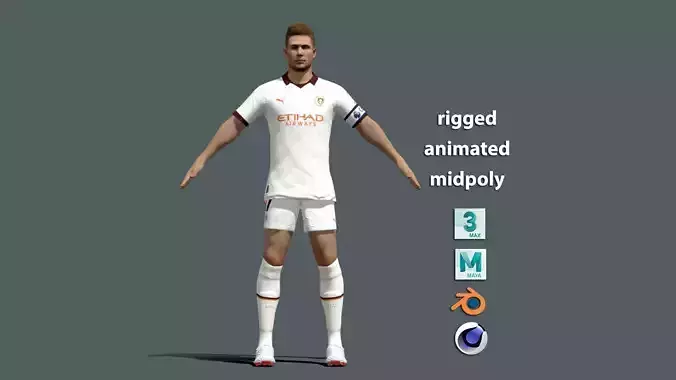 T-Pose Kevin De Bruyne Manchester City 23-24 3D model