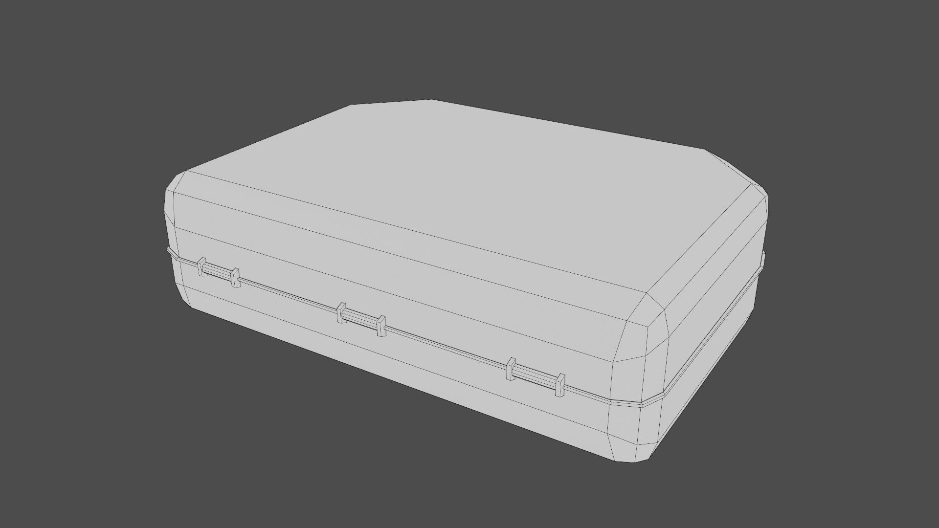 First Aid Medkit Low-poly 3D model_4