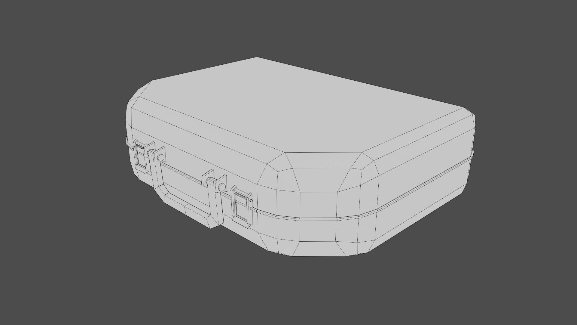 First Aid Medkit Low-poly 3D model_10