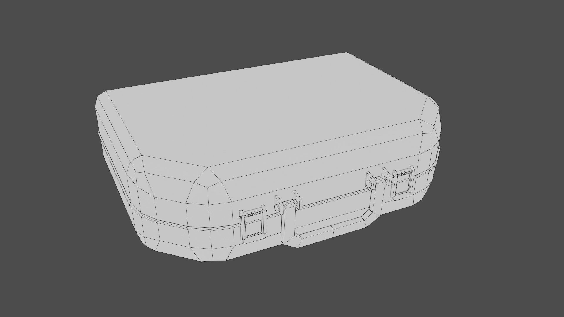 First Aid Medkit Low-poly 3D model_2