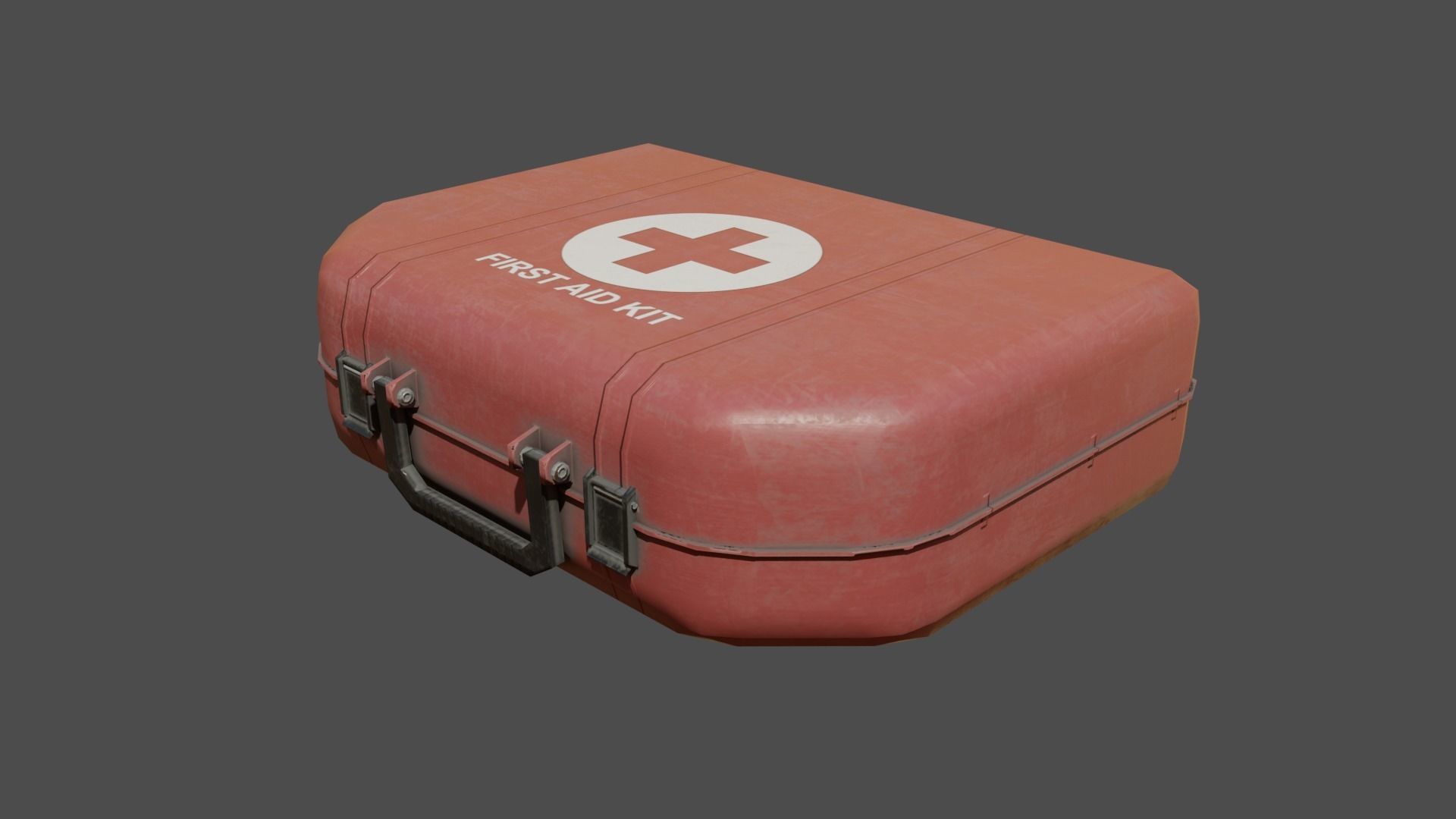 First Aid Medkit Low-poly 3D model_9