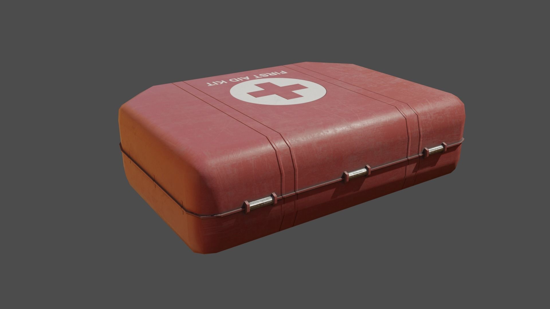 First Aid Medkit Low-poly 3D model_11