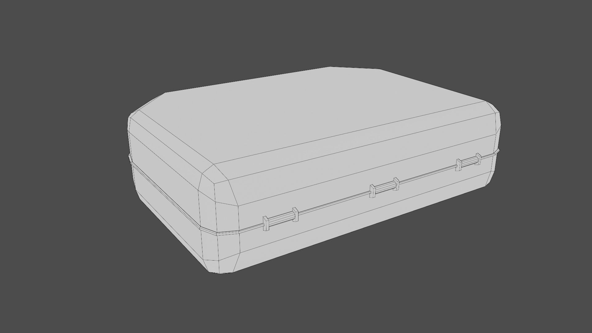First Aid Medkit Low-poly 3D model_12