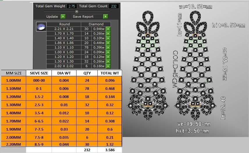 EARING FASION 3D model_3