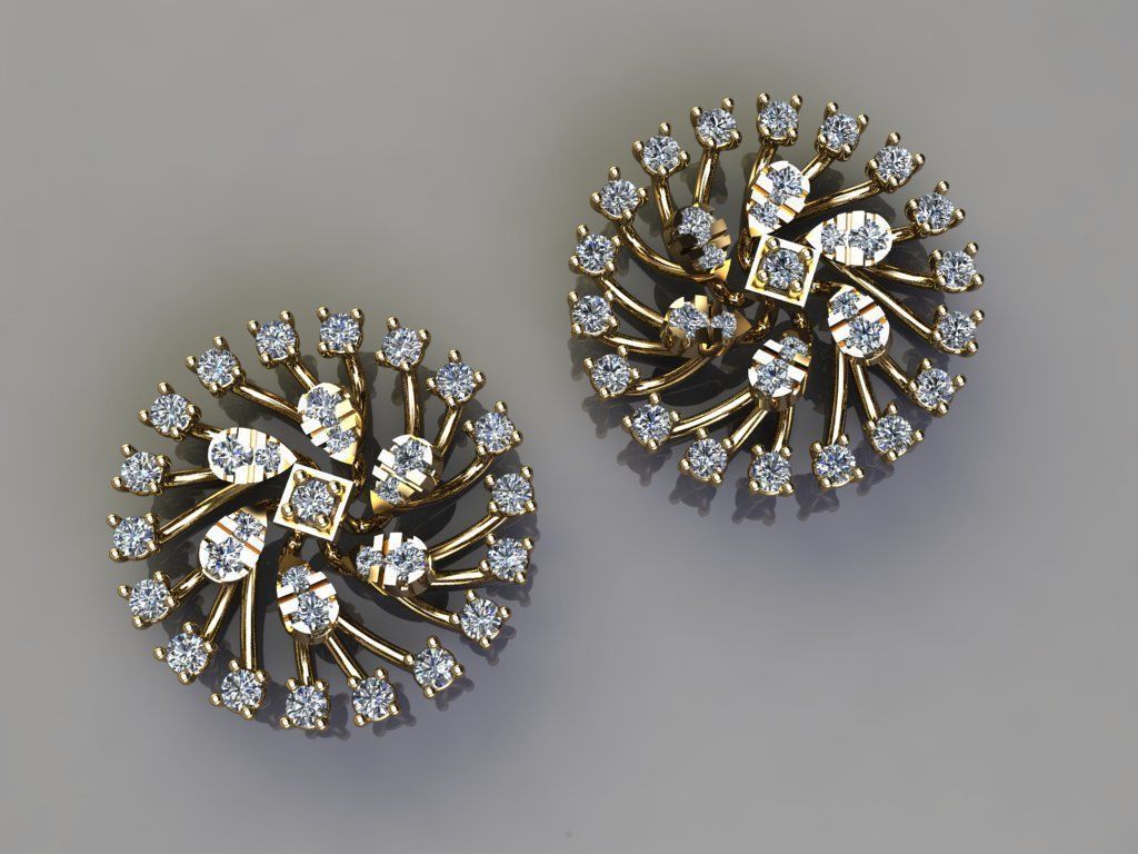 EARING FASION 3D model_2