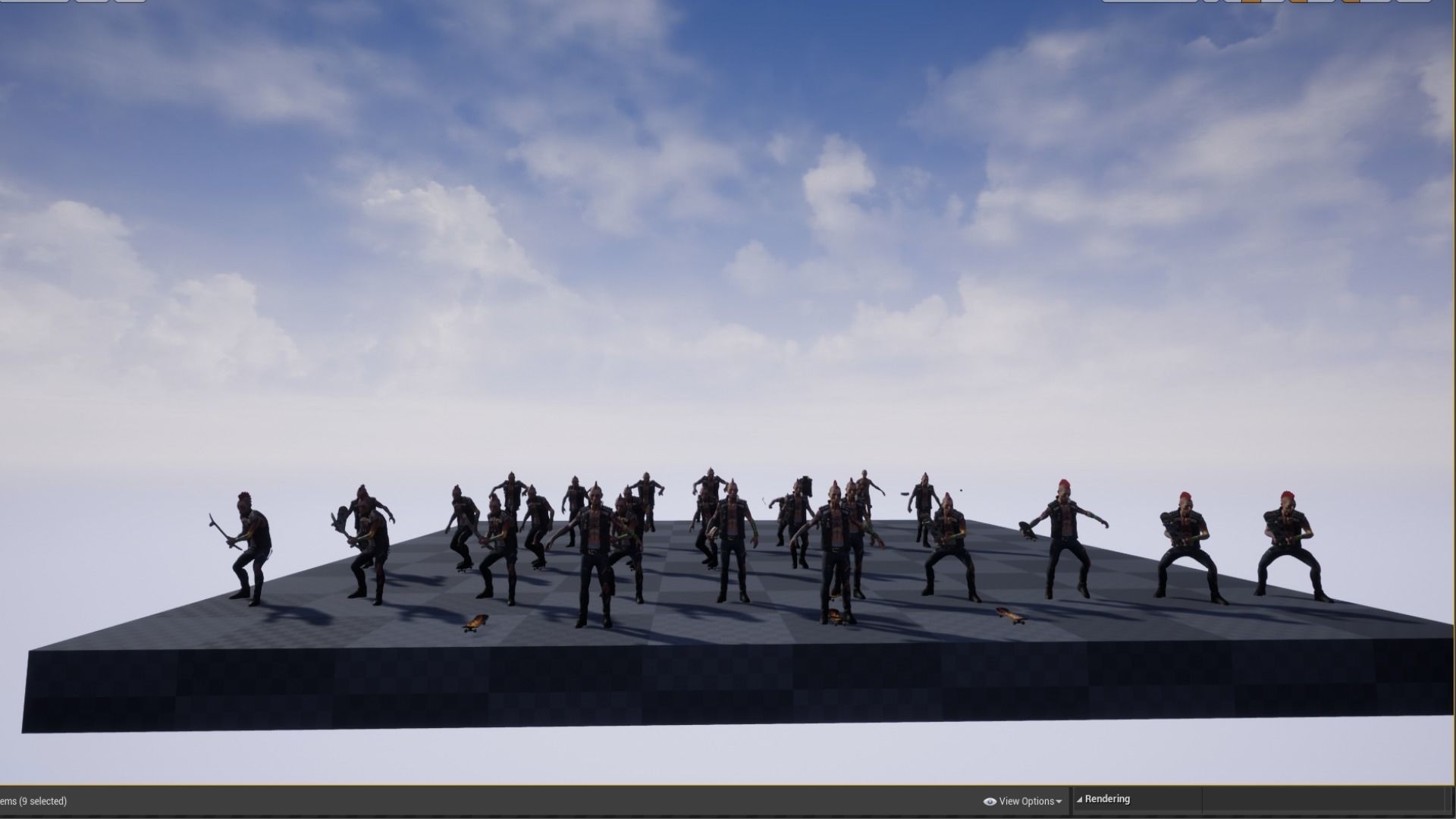 Punk 1 Rock and Roll Low-poly 3D model_27