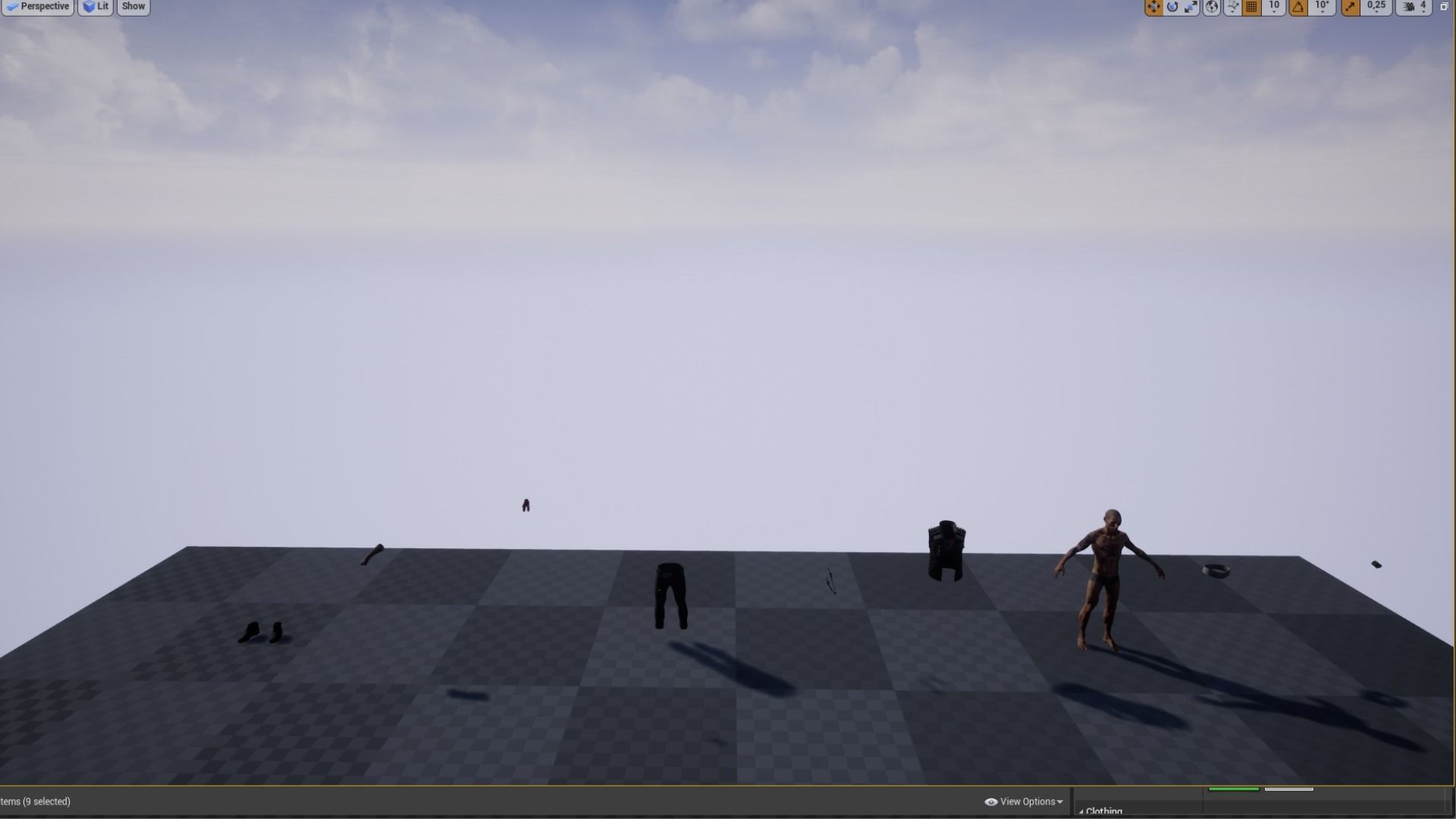 Punk 1 Rock and Roll Low-poly 3D model_24