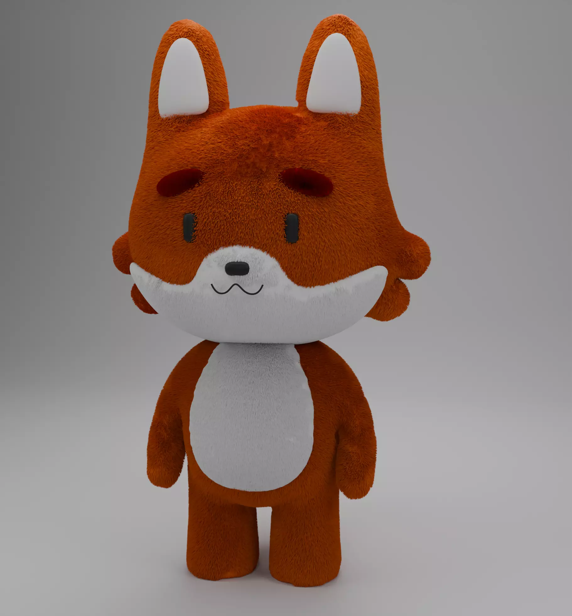 Fox model 3D model_0
