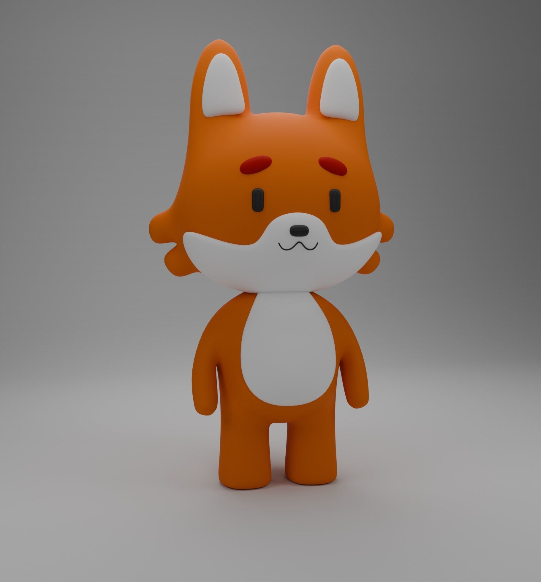 Fox model 3D model_3