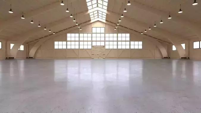 Timber Industrial Building Interior