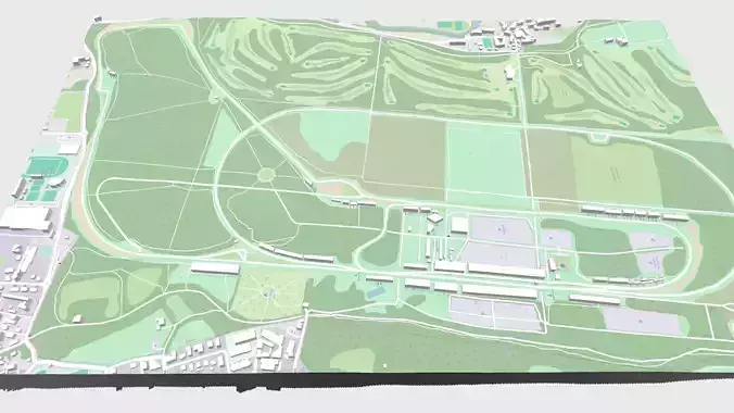 Autodromo Nazionale Monza Italy 3D model