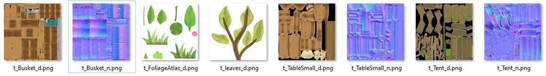 Stylized Druids shop Low-poly 3D model_7