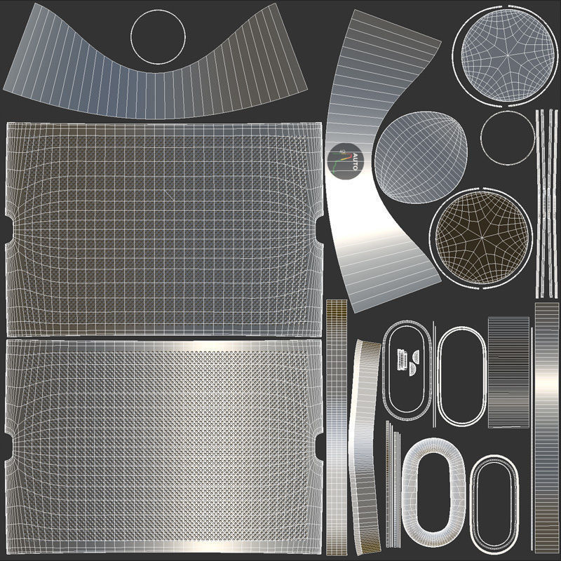 Dyson Purifier Low-poly 3D model_15