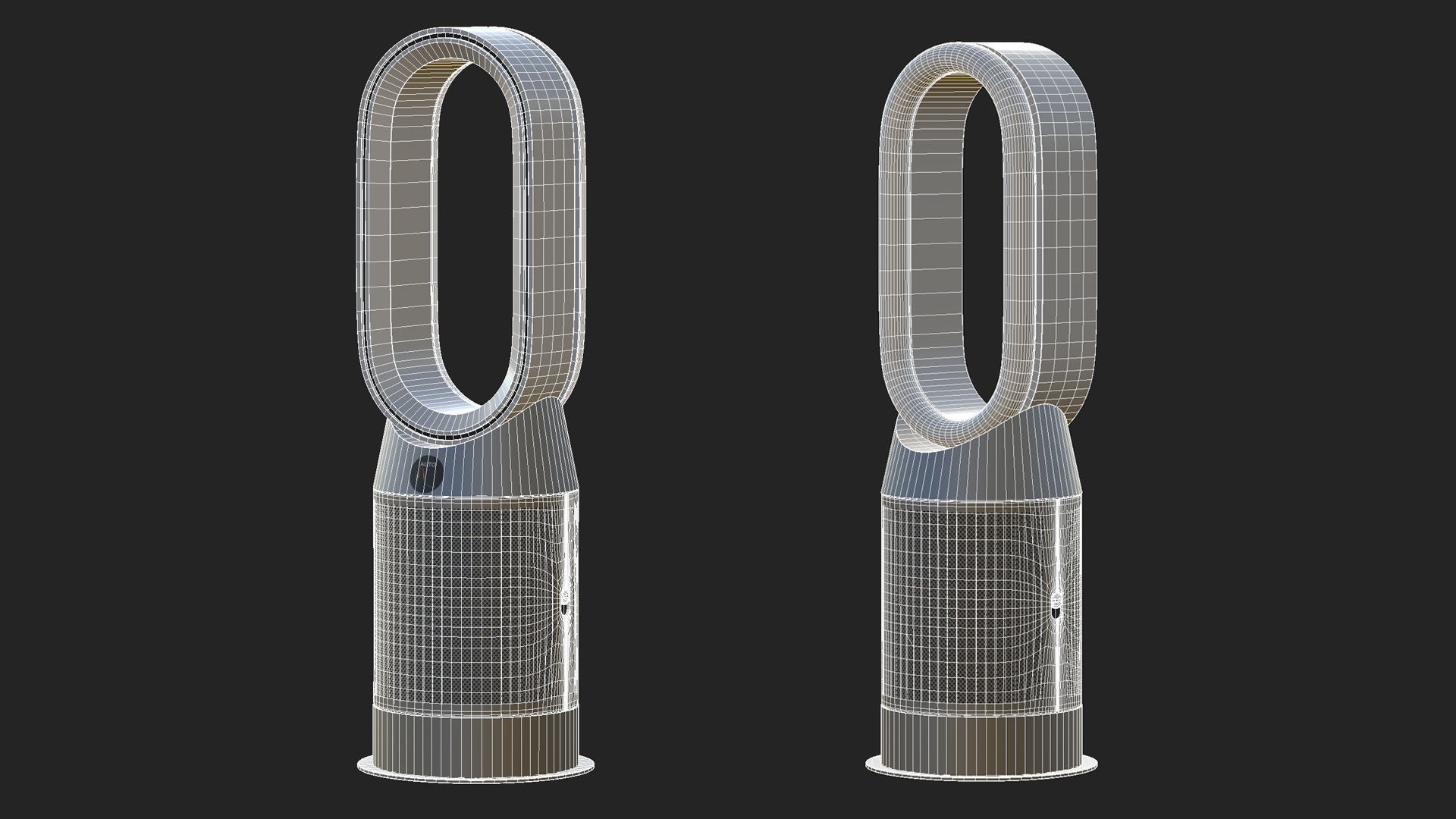 Dyson Purifier Low-poly 3D model_14