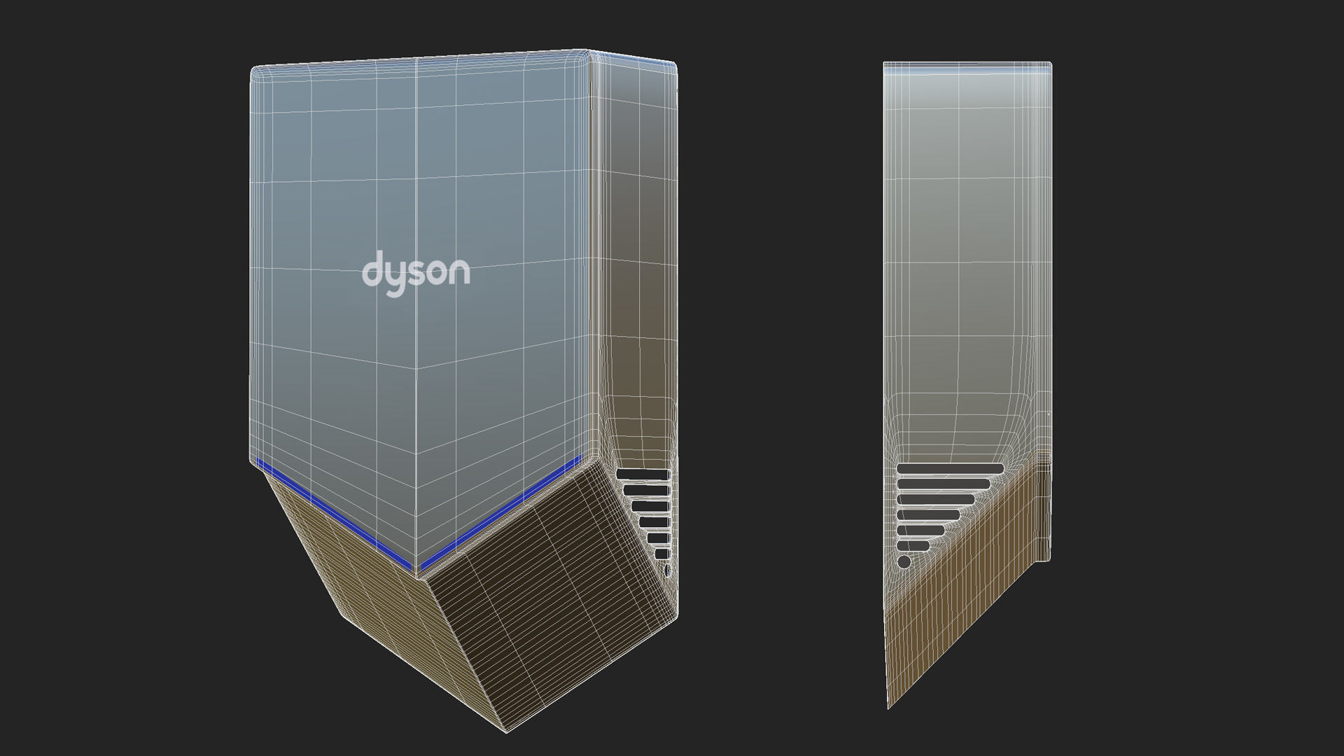 Dyson Airblade V Low-poly 3D model_14