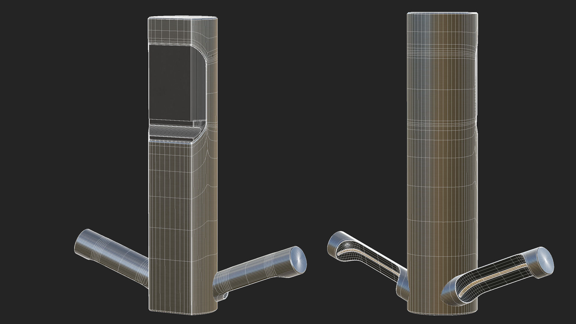 Dyson Airblade HU03 9kJ Low-poly 3D model_16
