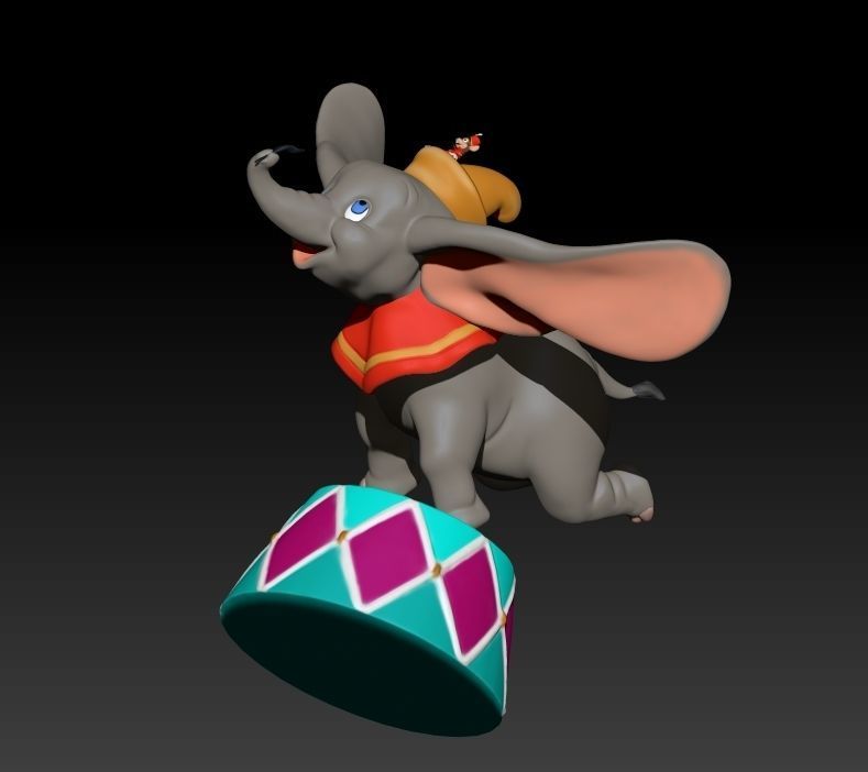 Dumbo elephant  3D print model_15