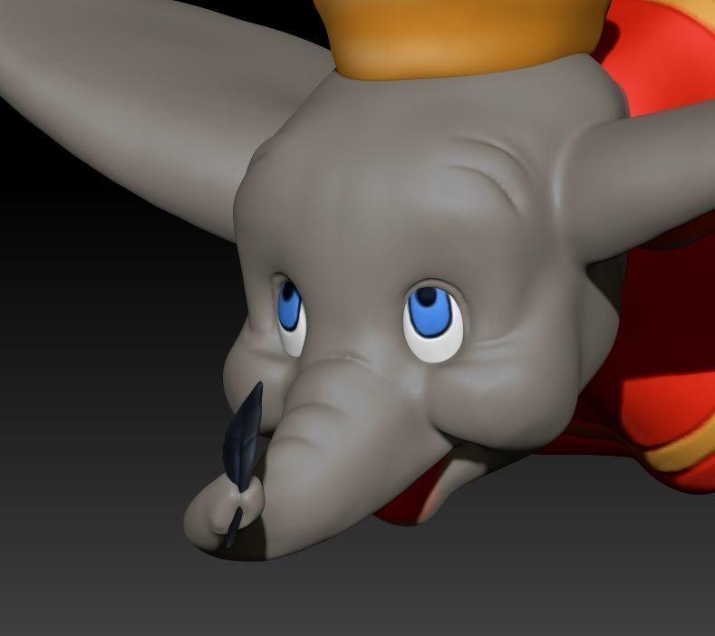 Dumbo elephant  3D print model_10