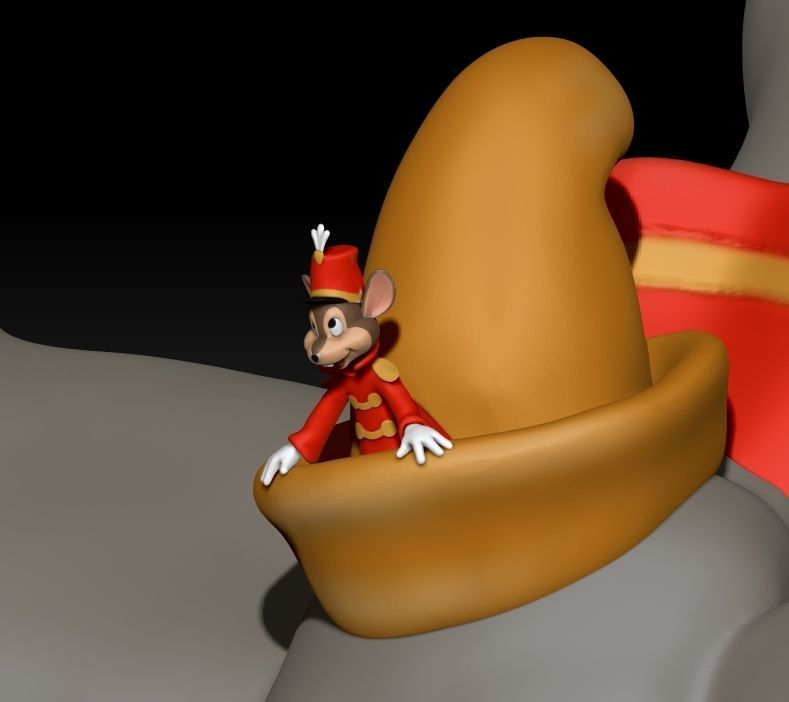 Dumbo elephant  3D print model_11