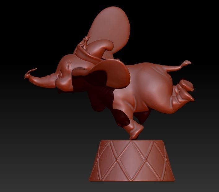 Dumbo elephant  3D print model_12