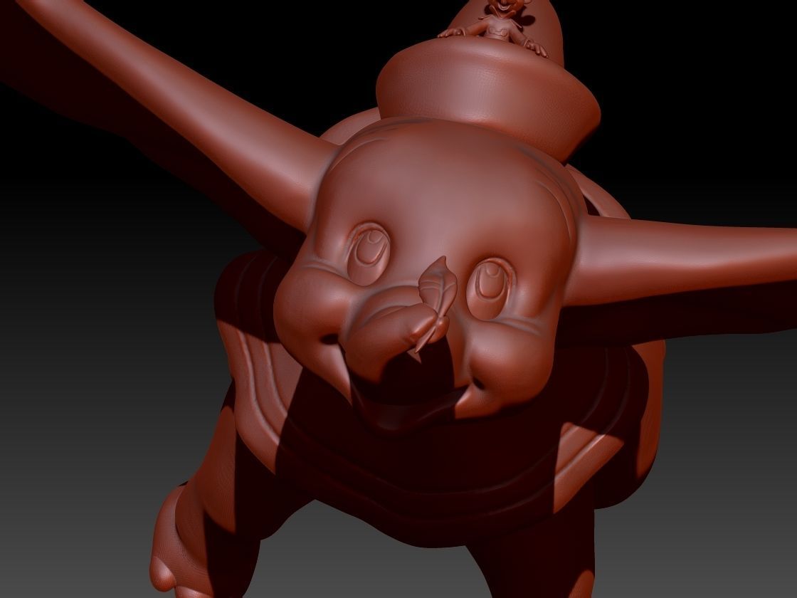 Dumbo elephant  3D print model_16