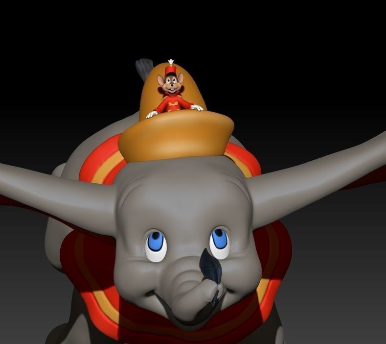 Dumbo elephant  3D print model_6