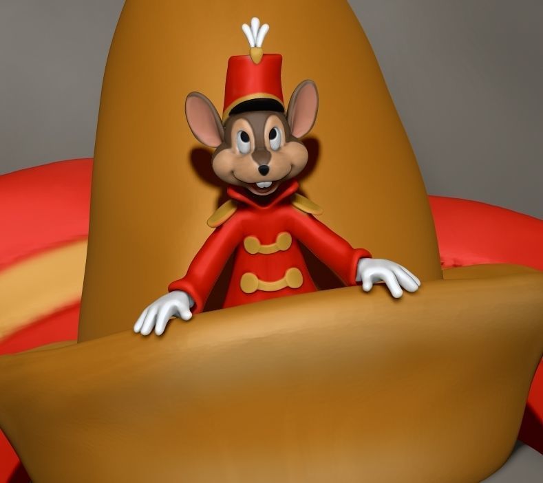 Dumbo elephant  3D print model_8