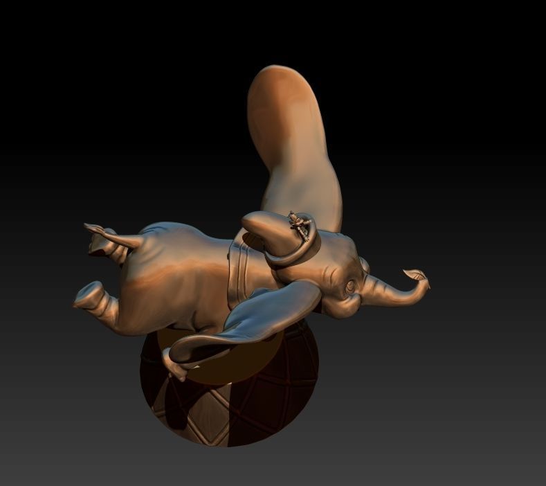 Dumbo elephant  3D print model_14
