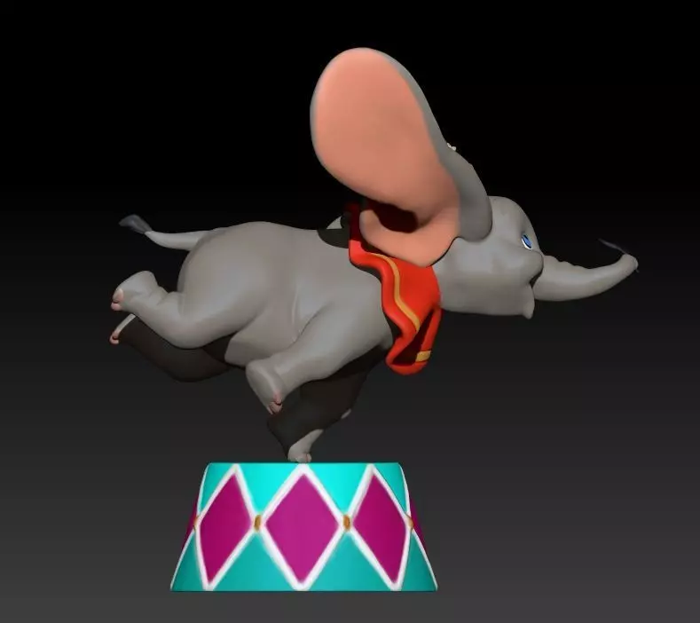 Dumbo elephant  3D print model_0