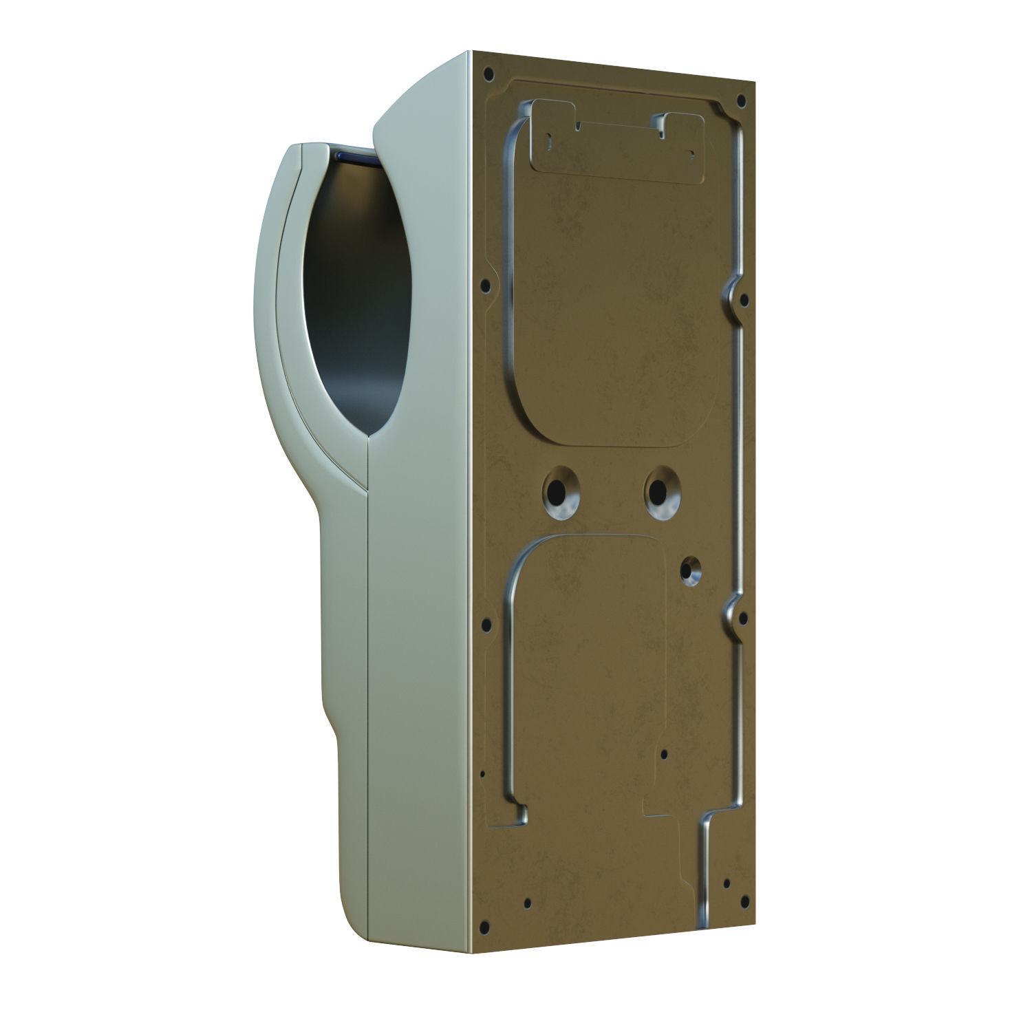 Dyson Airblade db AB14 Low-poly 3D model_3