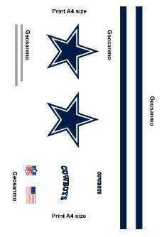 Printable High Resolution NFL Helmet Decals Pack 1  3D print model_5