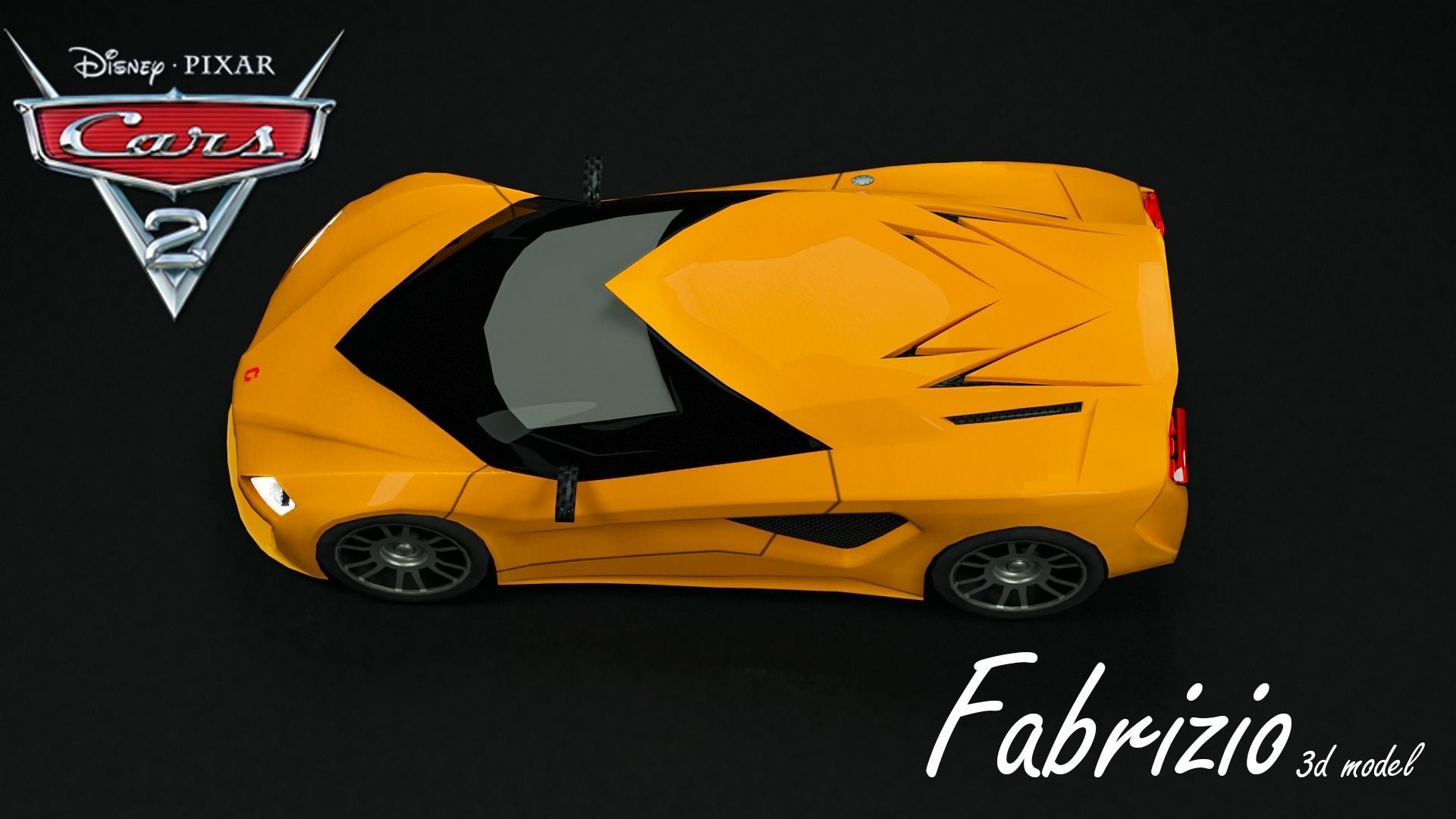 Fabrizio from Cars 2 3D model_3