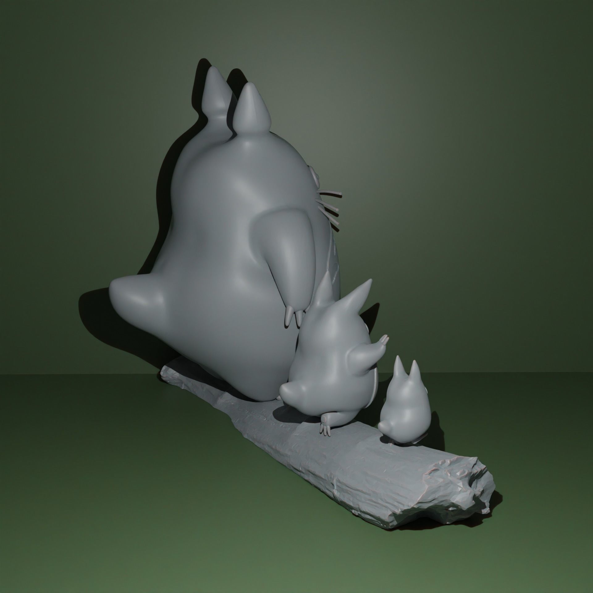 Totoros 3D print model_9
