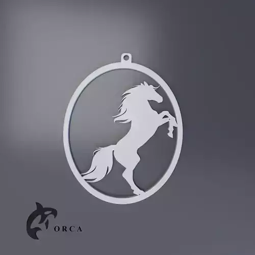 Horse KeyChain 1 3D model